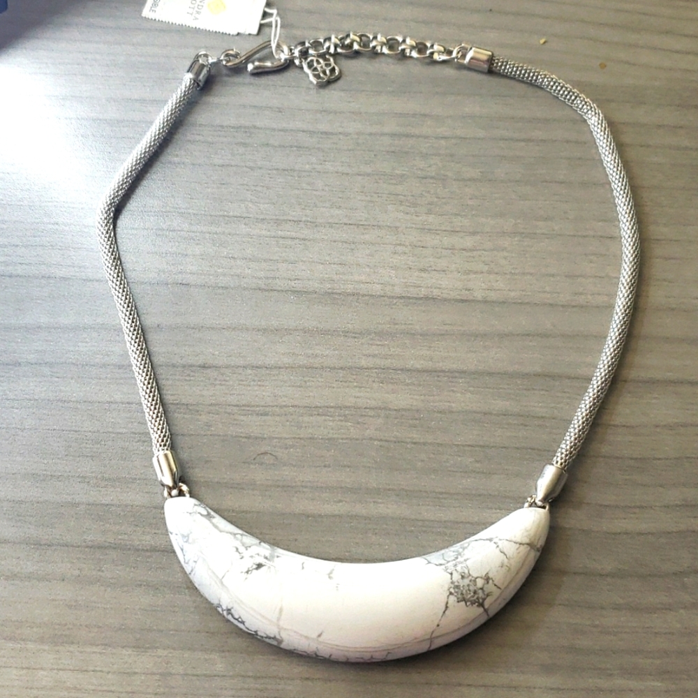 Kendra Scott Kaia Collar Howlite Statement Necklace